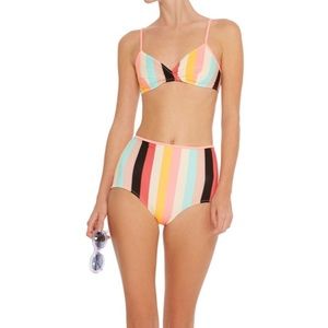 ✨sale✨ Solid and striped Brigitte high-rise bikini bottom